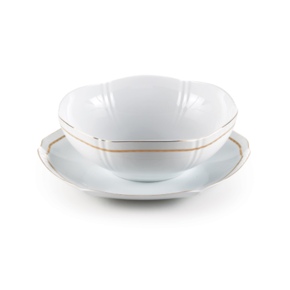 سرویس قاب و قدح هگزان هدیه طلایی